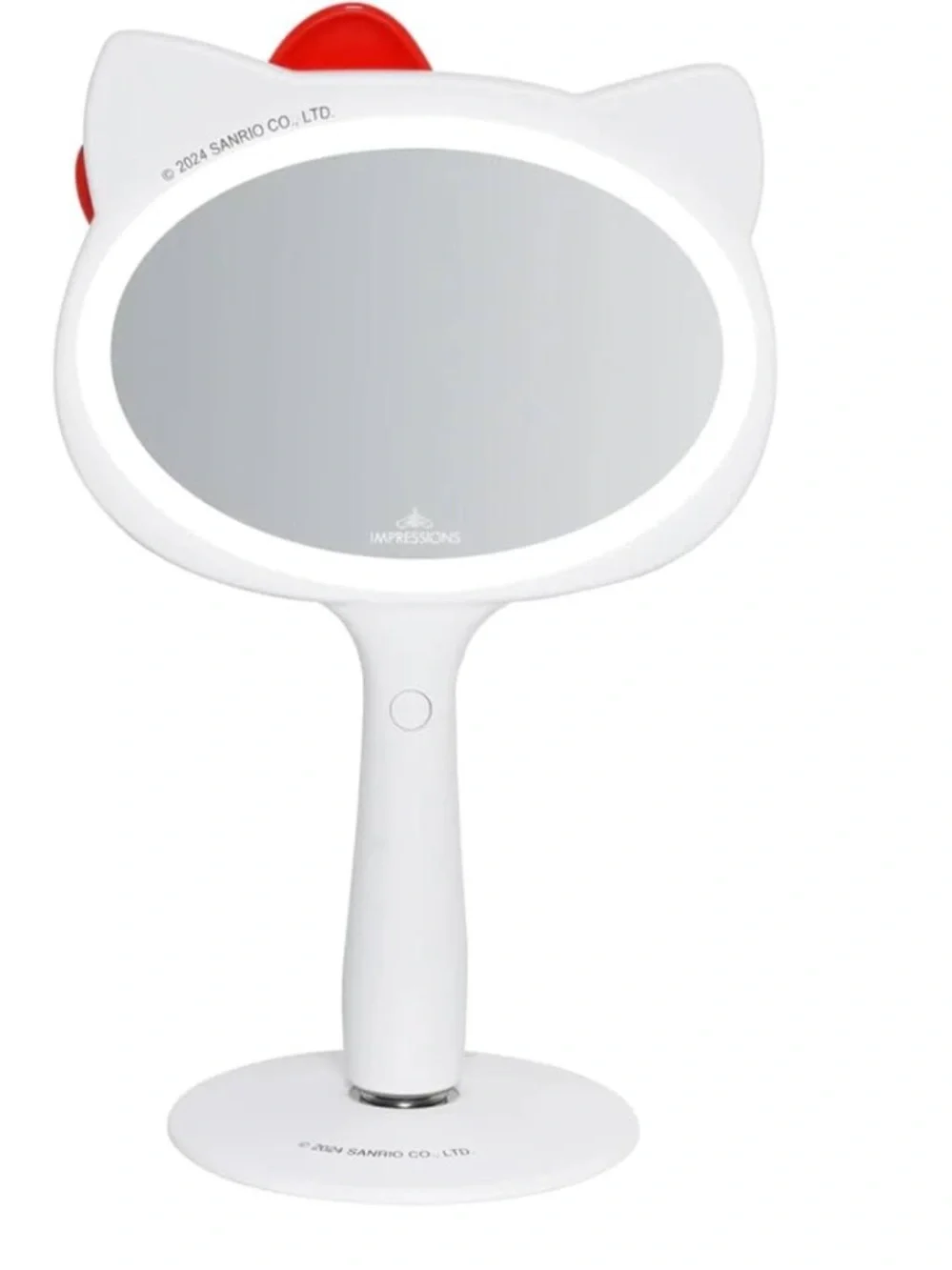 Impressions White & Red Hello Kitty LED Vanity Mirror